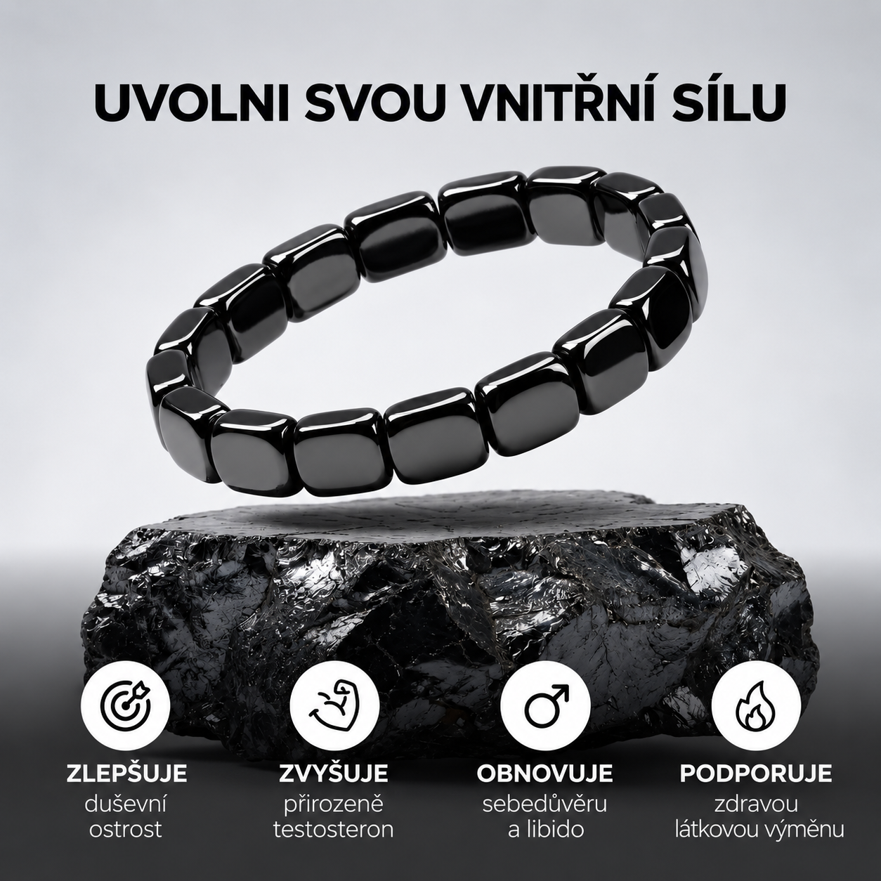 Hematiet armband